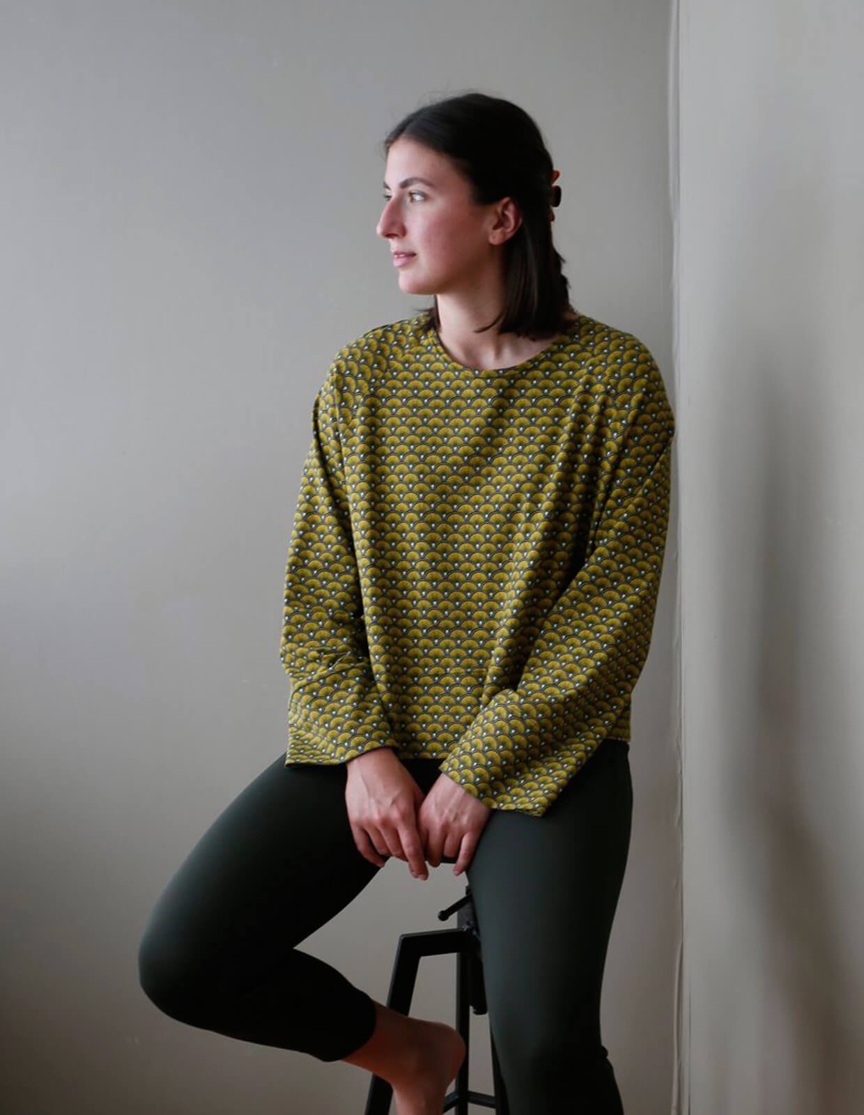 Two Contemporary Sweatshirts - PDF Pattern - The Makers Atelier - Simplifi Fabric