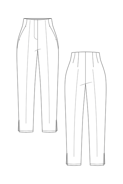 Tyyni Cigarette Trousers - PDF Pattern - Named Clothing - Simplifi Fabric