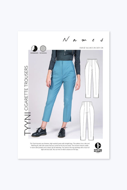 Tyyni Cigarette Trousers - PDF Pattern - Named Clothing - Simplifi Fabric