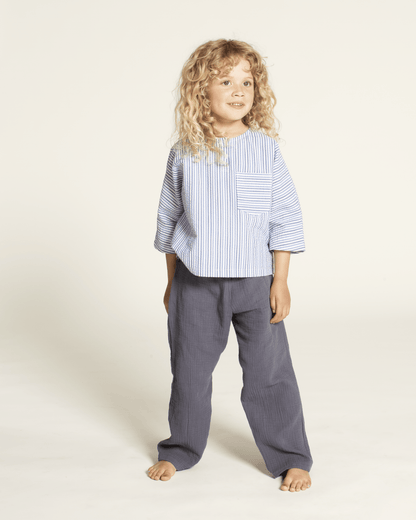 Una Shirt Kids' Paper Pattern - Wardrobe by Me - Simplifi Fabric