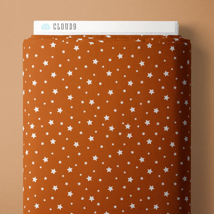 Under The Same Stars - Rust - Backwoods and Boots - Softly Studio - Cloud 9 Fabrics - Poplin - Simplifi Fabric