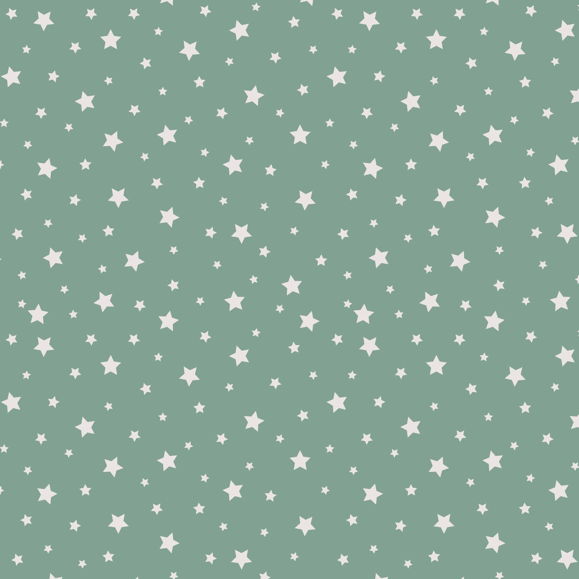 Under The Same Stars - Turquoise - Backwoods and Boots - Softly Studio - Cloud 9 Fabrics - Poplin - Simplifi Fabric