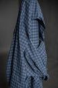 Uniform Blues Organic Cotton Linen Gingham - Merchant & Mills - Simplifi Fabric