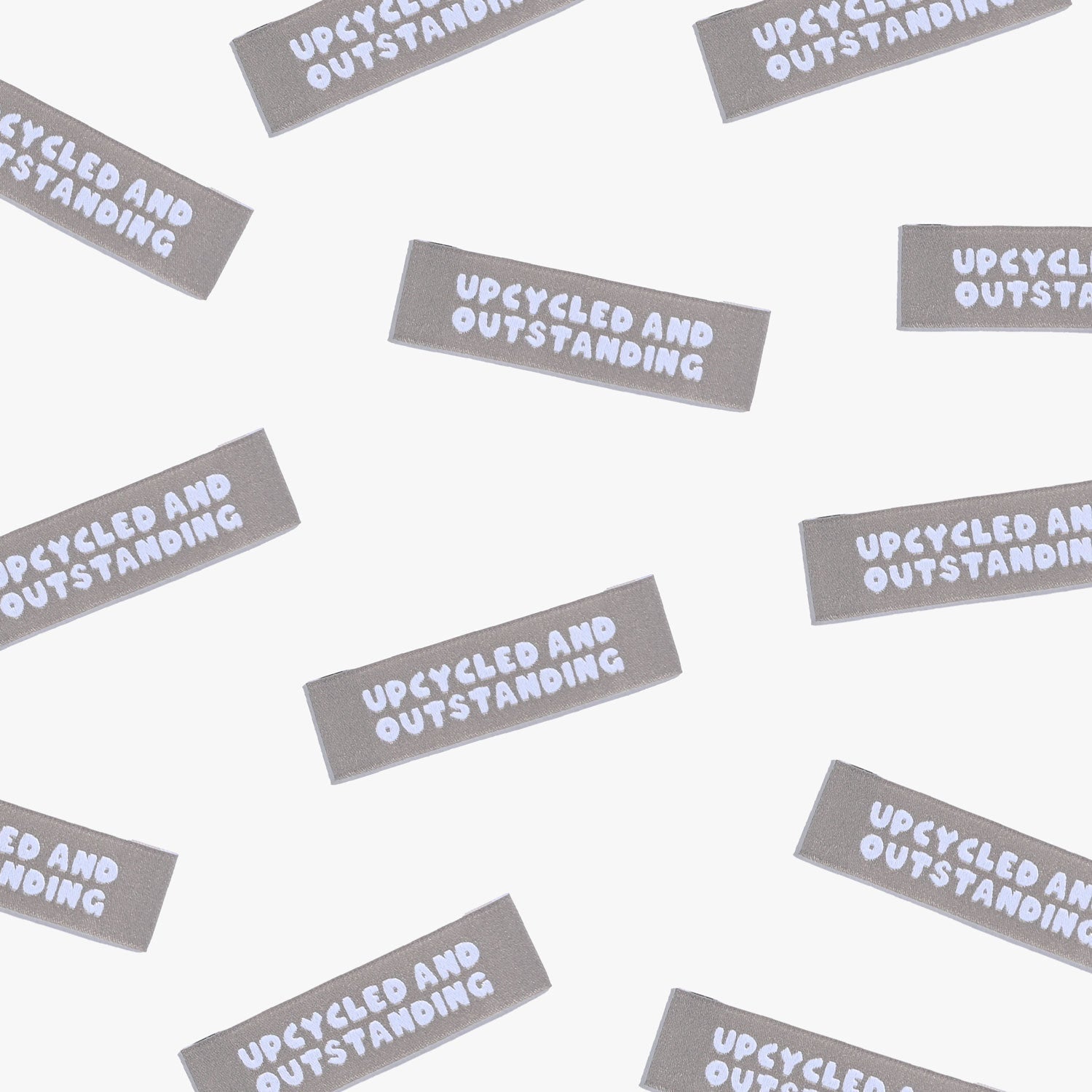 "UPCYCLED AND OUTSTANDING" Woven Label Pack - Kylie And The Machine - Simplifi Fabric