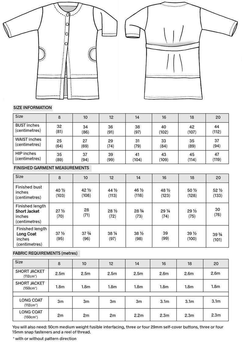 Ursula Coatigan Pattern - SewGirl UK - Simplifi Fabric