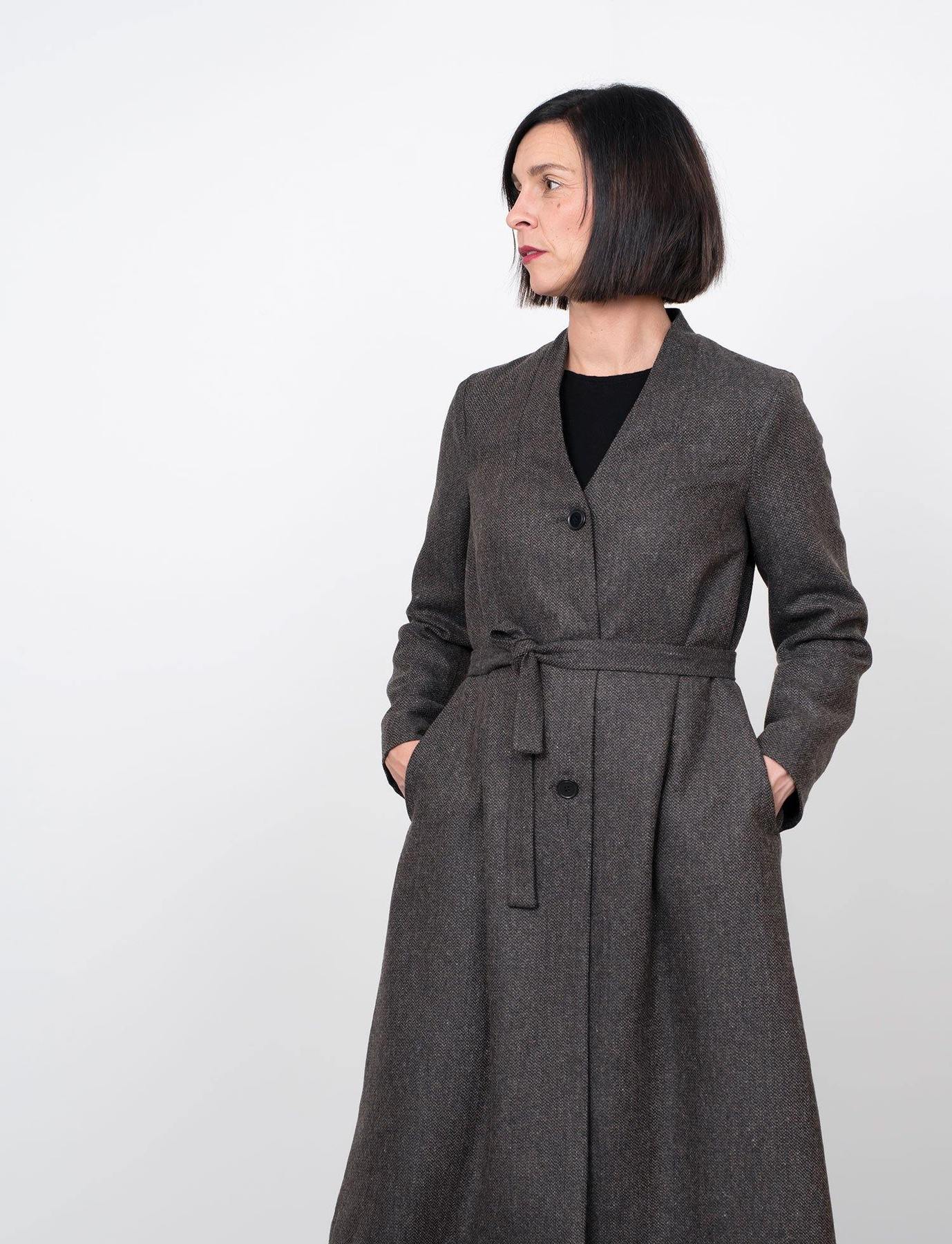 V - Neck Coat Pattern - The Assembly Line - Simplifi Fabric