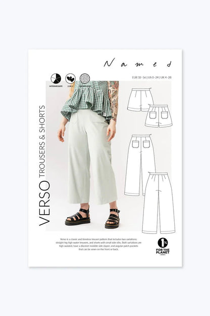 Verso Trousers & Shorts - Named Clothing - Sewing Pattern - Simplifi Fabric