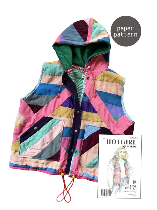 Vest - Paper Pattern - Hot Girl Quilting - Simplifi Fabric