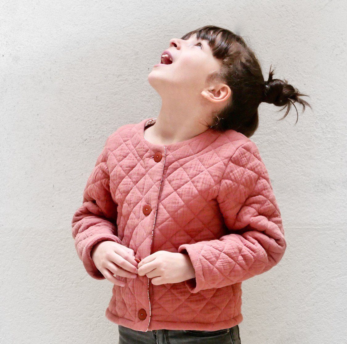 Vic Cardigan Sewing Pattern - Unisex 3/12Y - Ikatee - Simplifi Fabric