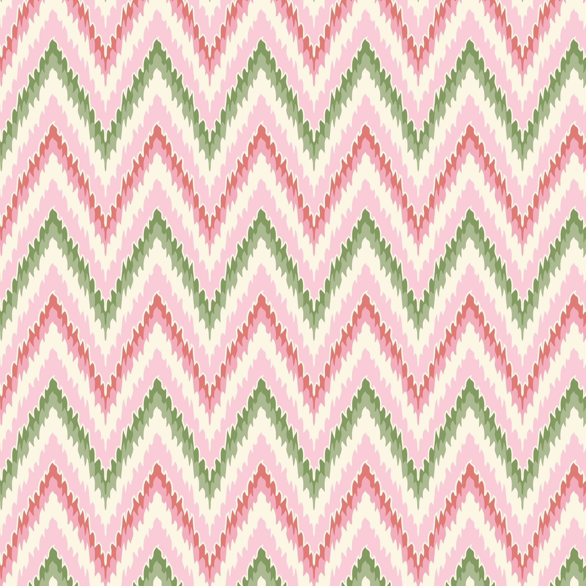 Vintage Flames - Pink - Summer Garden - House Of Haricot - Cloud 9 Fabrics - Poplin - Simplifi Fabric