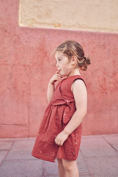 Violette Dress Sewing Pattern - Girl 3/12Y - Ikatee - Simplifi Fabric