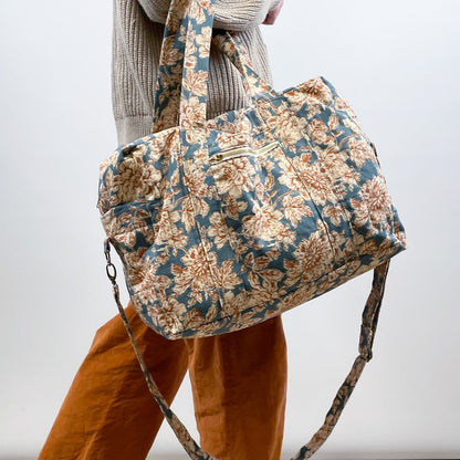 Voyage Travel Bag & Vanity Case Sewing Pattern - Ikatee - Simplifi Fabric