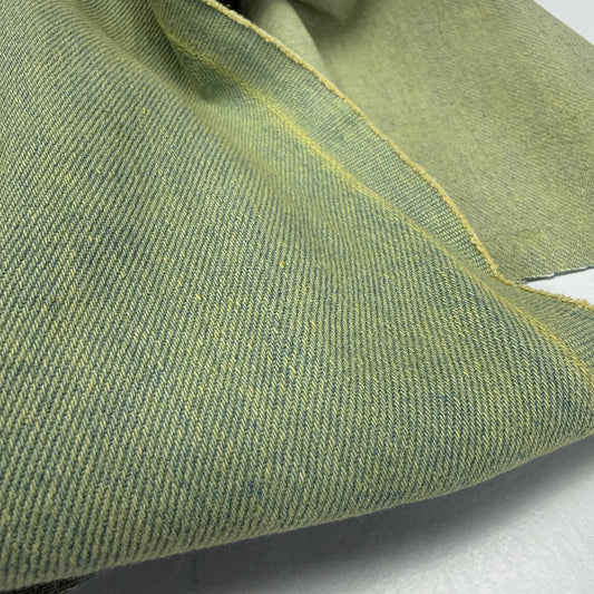 Washed 10 oz. Denim - Light Sage Moss - Simplifi Fabric