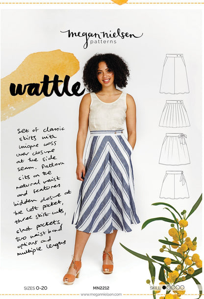 Wattle Skirt - Megan Nielsen Patterns - Sewing Pattern - Simplifi Fabric