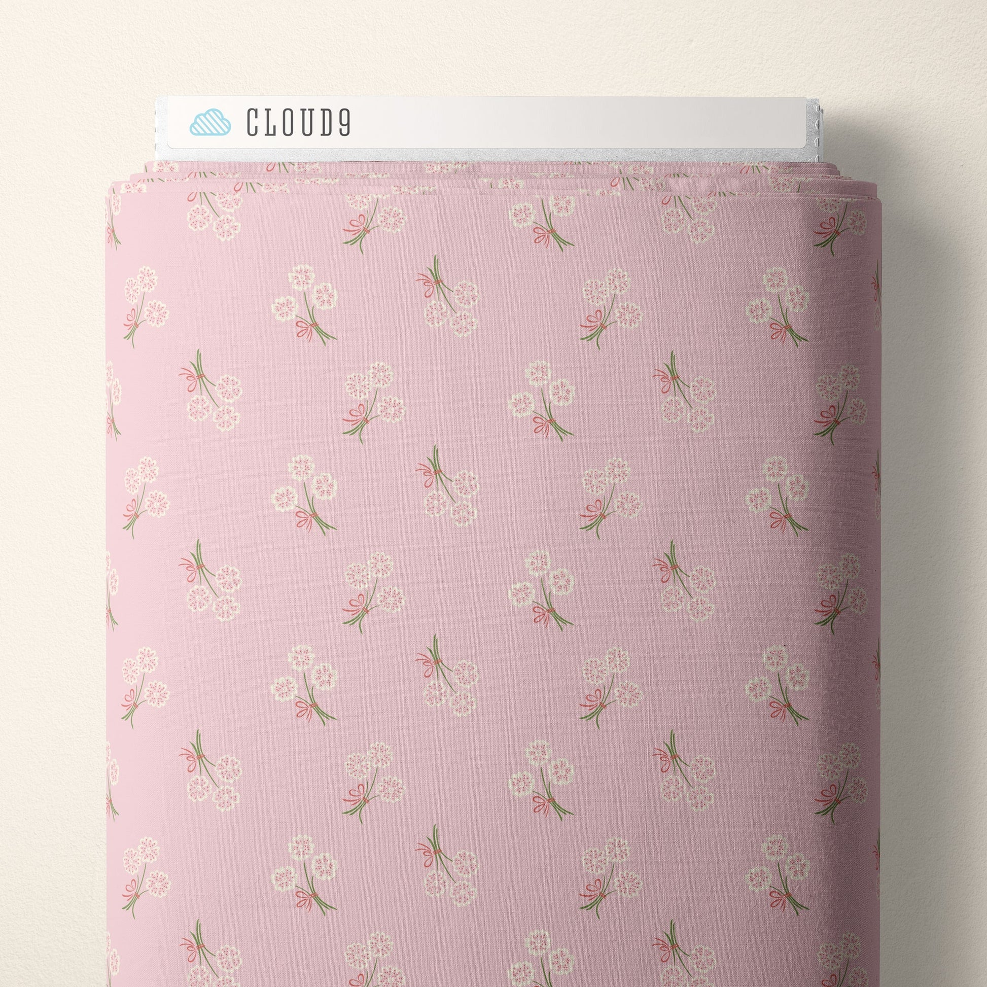 Whimsy Keepsake - Pink - Summer Garden - House Of Haricot - Cloud 9 Fabrics - Poplin - Simplifi Fabric