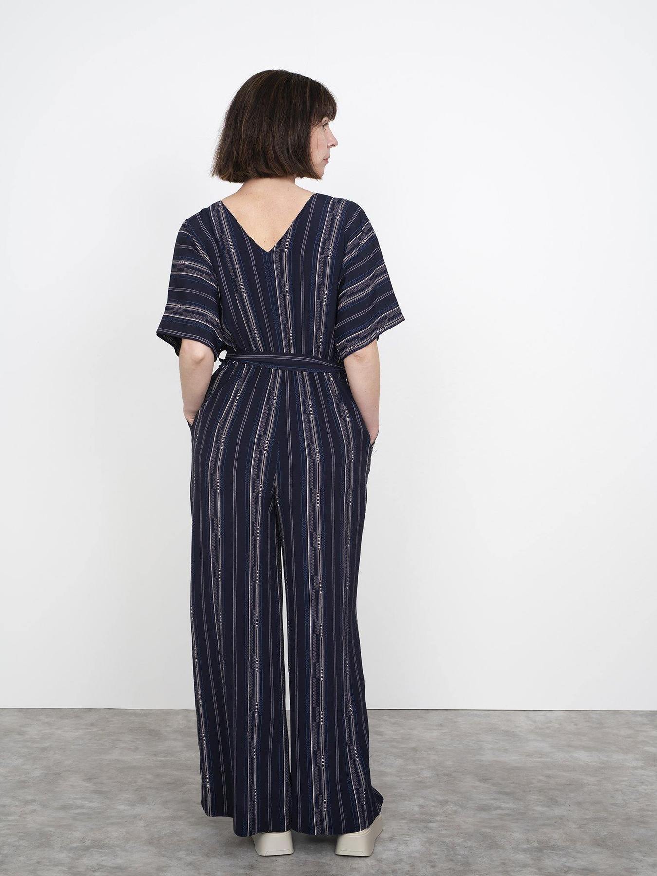 Wide - Leg Jumpsuit Pattern - The Assembly Line - Simplifi Fabric