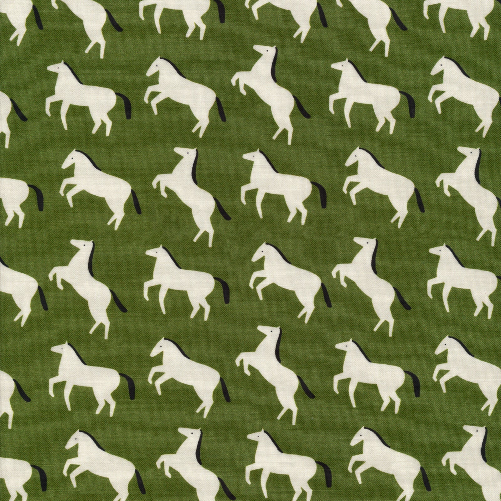 Wild Horses - Through The Window - Di Ujdi - Cloud 9 Fabrics - Poplin - Simplifi Fabric