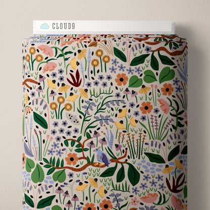 Wildwood Garden - Fern Grove - Leah Duncan - Cloud 9 Fabrics - Poplin - Simplifi Fabric
