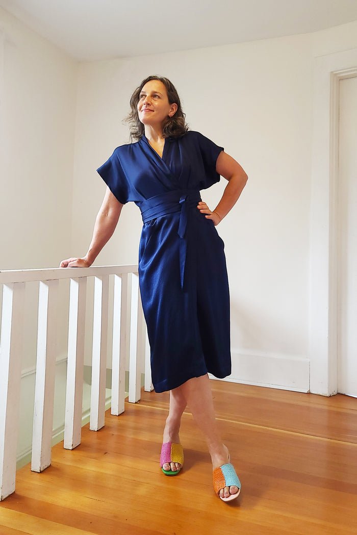 Wildwood Wrap Dress Sewing Pattern - Sew House Seven - Simplifi Fabric