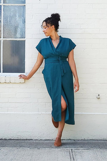 Wildwood Wrap Dress Sewing Pattern - Sew House Seven - Simplifi Fabric