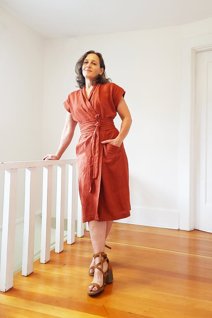 Wildwood Wrap Dress Sewing Pattern - Sew House Seven - Simplifi Fabric