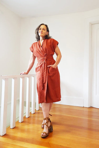 Wildwood Wrap Dress Sewing Pattern - Sew House Seven - Simplifi Fabric