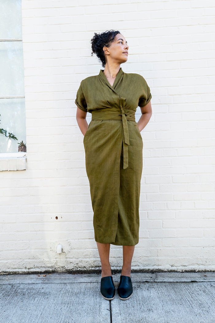 Wildwood Wrap Dress Sewing Pattern - Sew House Seven - Simplifi Fabric