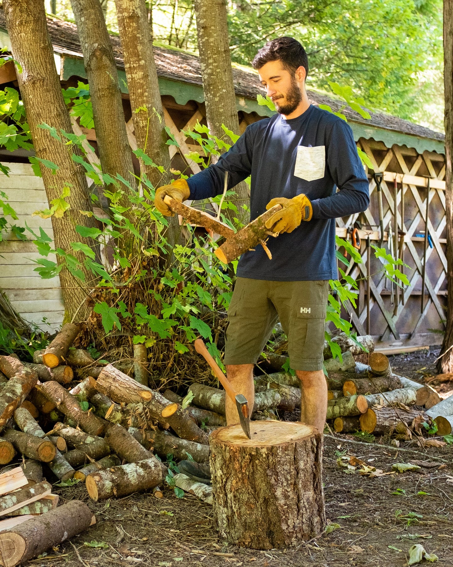 Woodley Tee Mens PDF Sewing Pattern - Thread Theory - Simplifi Fabric