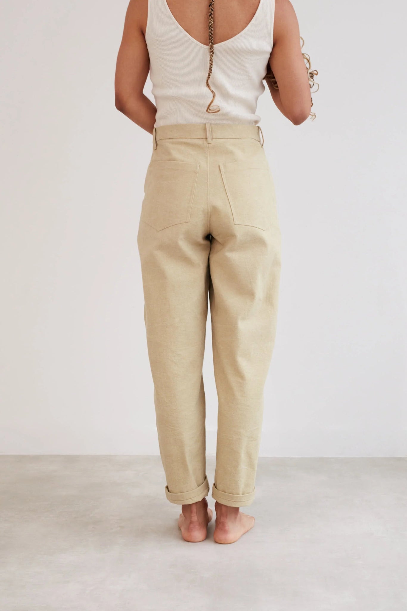 Worker Trousers Paper Pattern - Modern Sewing Co. - Simplifi Fabric