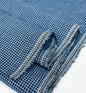 Yarn Dyed Linen Check - Azure/Black - Simplifi Fabric