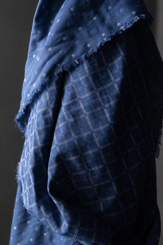 Yoku Blue Double Gauze Cotton - Merchant & Mills - Simplifi Fabric