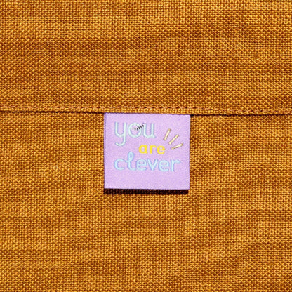 "You Are Clever" KATM x Brook Gossen Woven Labels - Kylie And The Machine - Simplifi Fabric