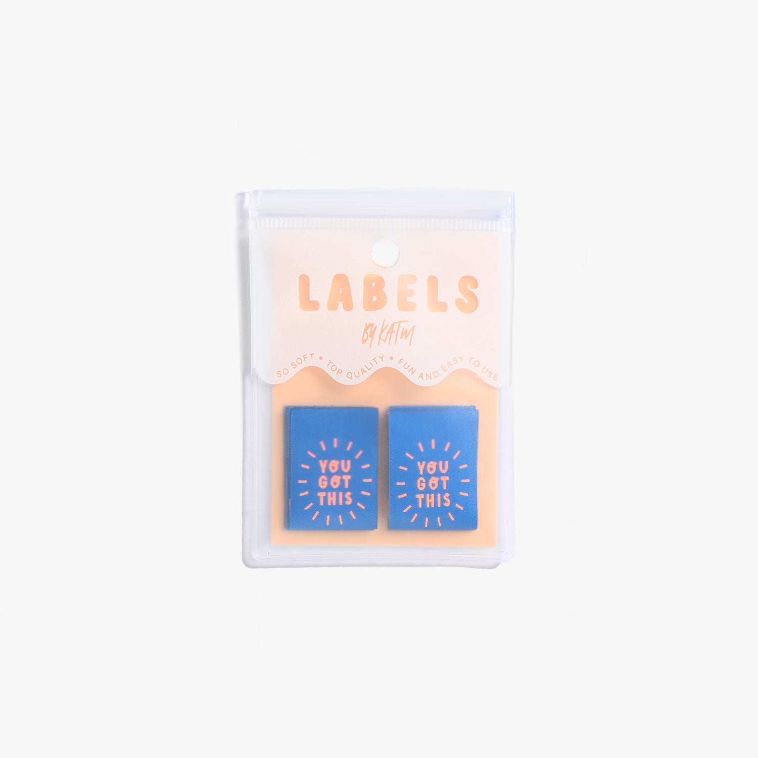 "YOU GOT THIS" Woven Label Pack - Kylie And The Machine - Simplifi Fabric