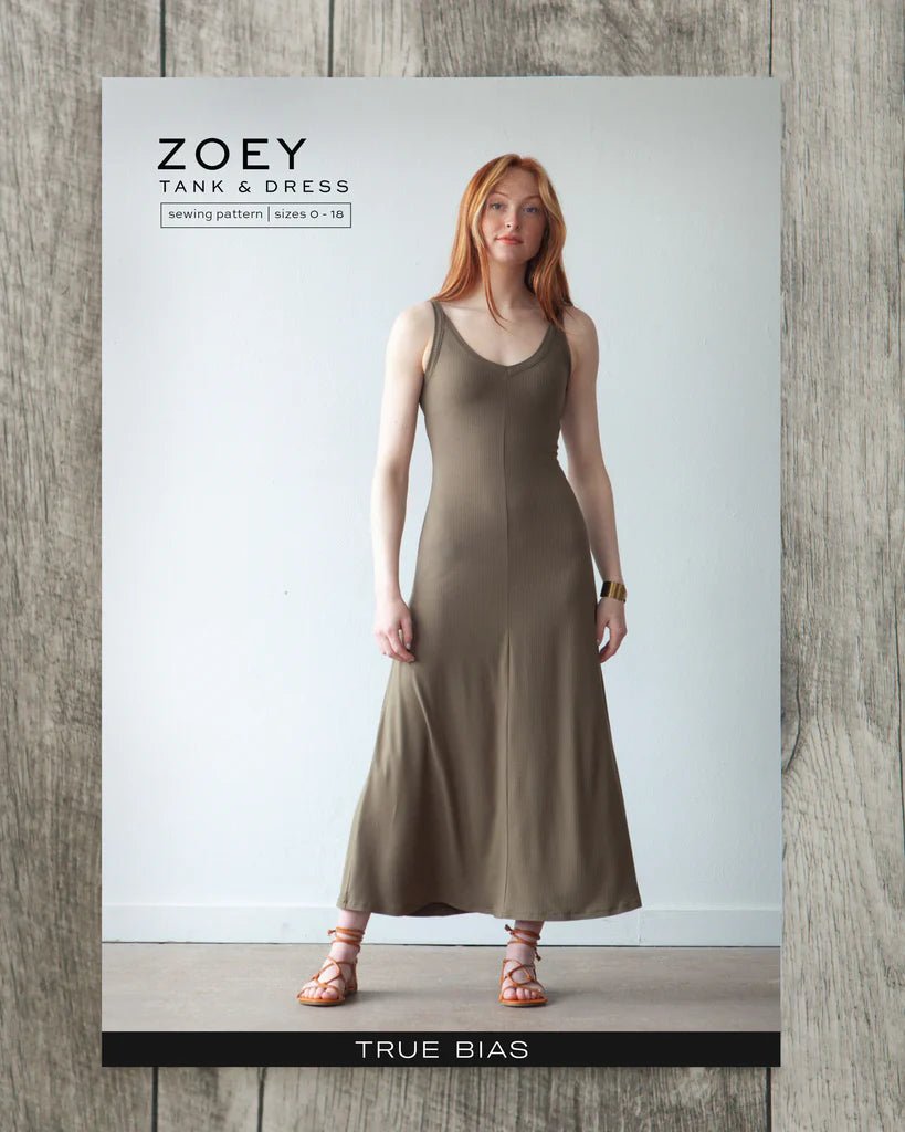 Zoey Tank & Dress Sewing Pattern - True Bias - Simplifi Fabric