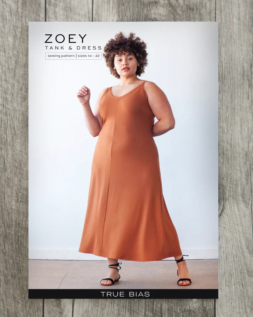 Zoey Tank & Dress Sewing Pattern - True Bias - Simplifi Fabric