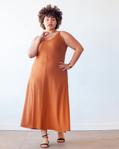 Zoey Tank & Dress Sewing Pattern - True Bias - Simplifi Fabric
