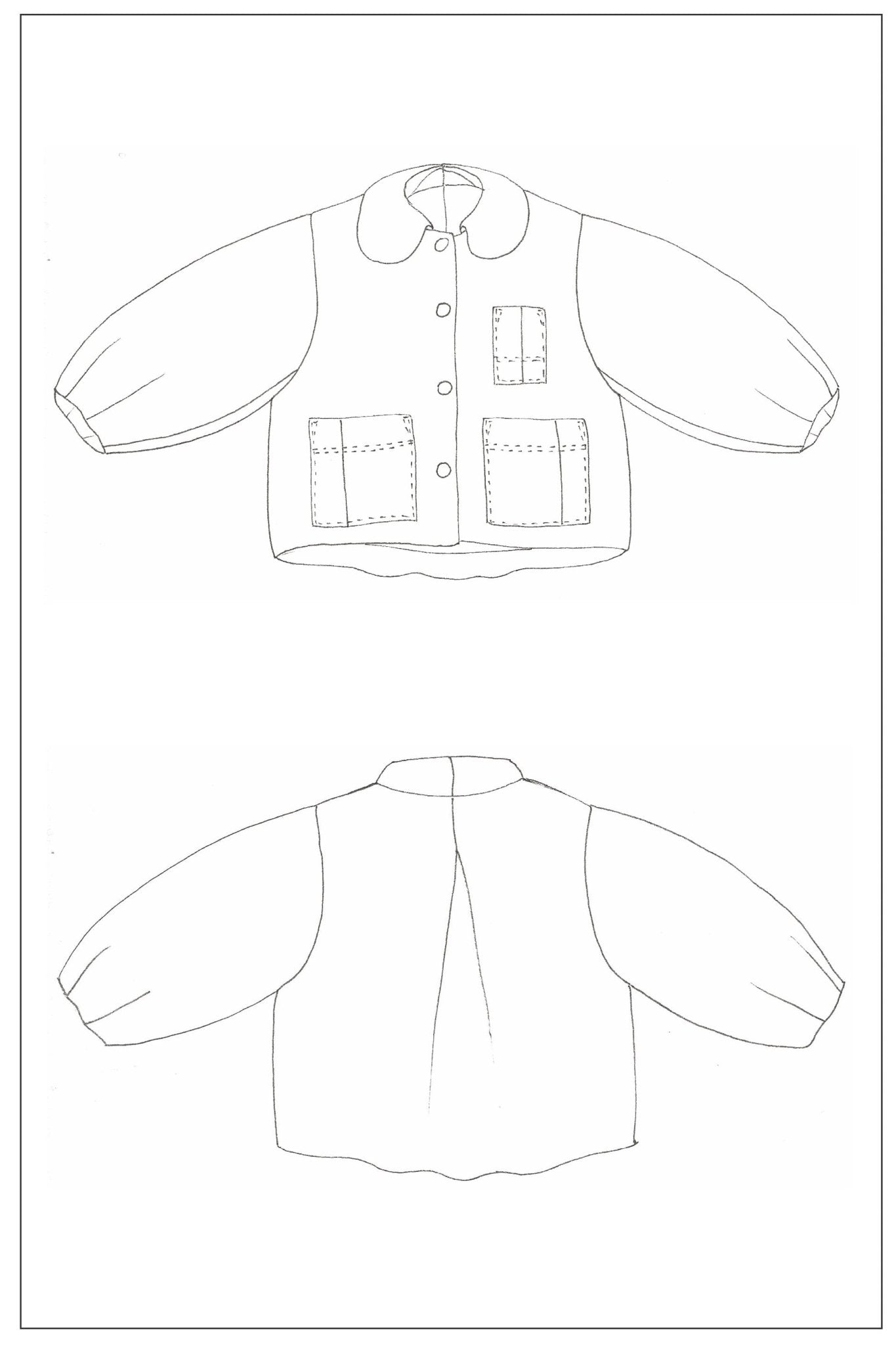 ZW Bell Jacket - Birgitta Helmersson - PDF Pattern - Simplifi Fabric