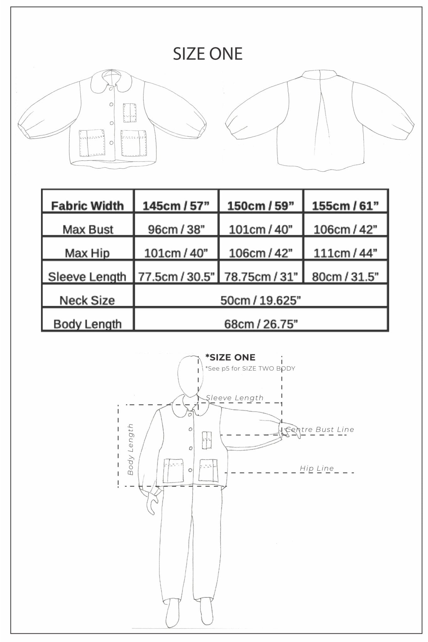 ZW Bell Jacket - Birgitta Helmersson - PDF Pattern - Simplifi Fabric