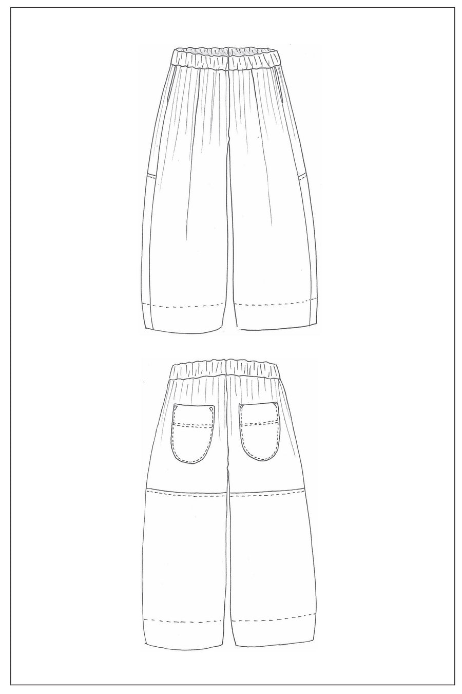 ZW Block Pant - Birgitta Helmersson - PDF Pattern - Simplifi Fabric