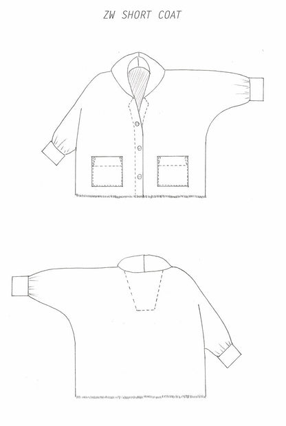 ZW Coat - Birgitta Helmersson - PDF Pattern - Simplifi Fabric