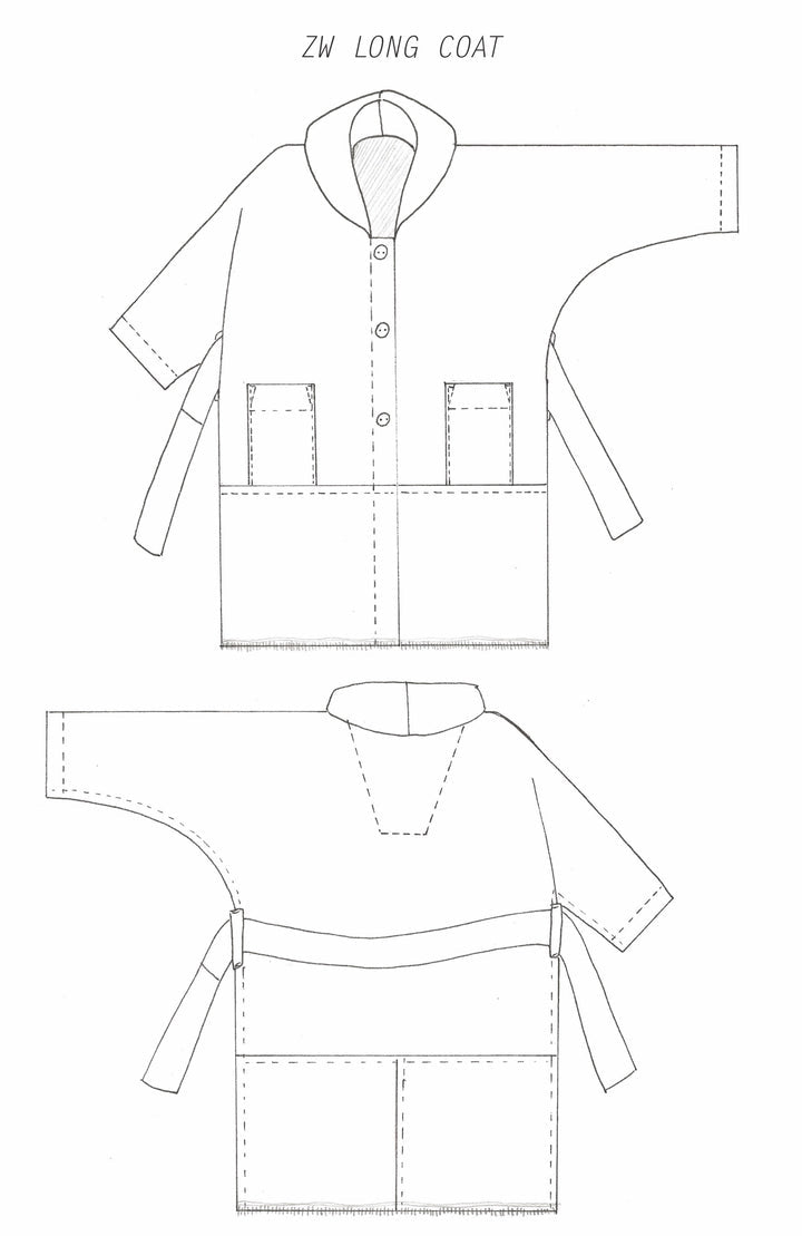 ZW Coat - Birgitta Helmersson - PDF Pattern - Simplifi Fabric