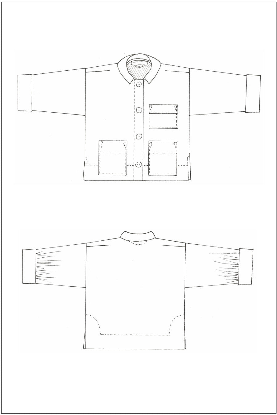 ZW Workwear Jacket - Birgitta Helmersson - PDF Pattern - Simplifi Fabric