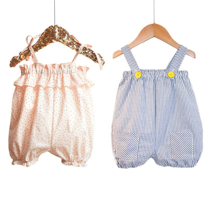 Volantis Tank Romper Sewing Pattern- Baby 1/24M - Ikatee