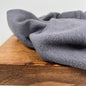 Mediumweight Organic Cotton Fleece - Grown & Made in USA - Graphite