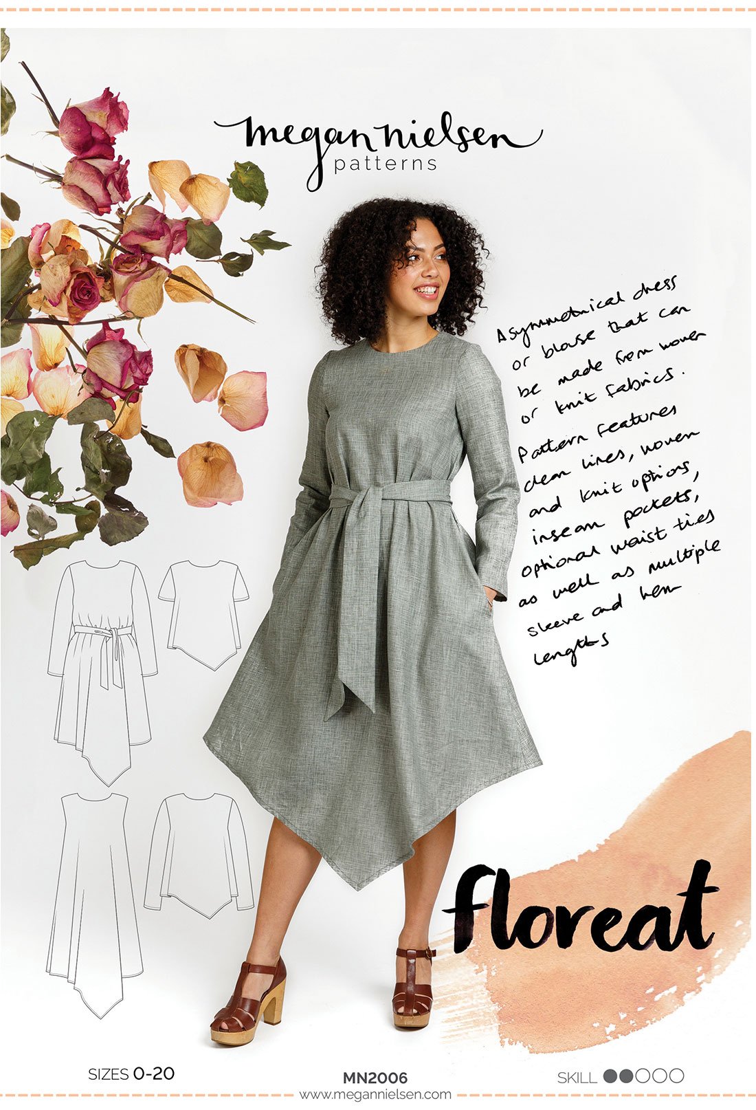 Floreat Dress and Top - Megan Nielsen Patterns - Sewing Pattern - Simplifi Fabric