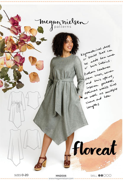Floreat Dress and Top - Megan Nielsen Patterns - Sewing Pattern - Simplifi Fabric