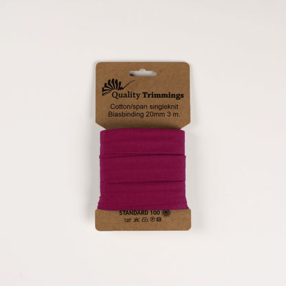 Cotton Stretch Jersey Bias Tape - European Import - Oeko - Tex® - Various Colors - Simplifi Fabric