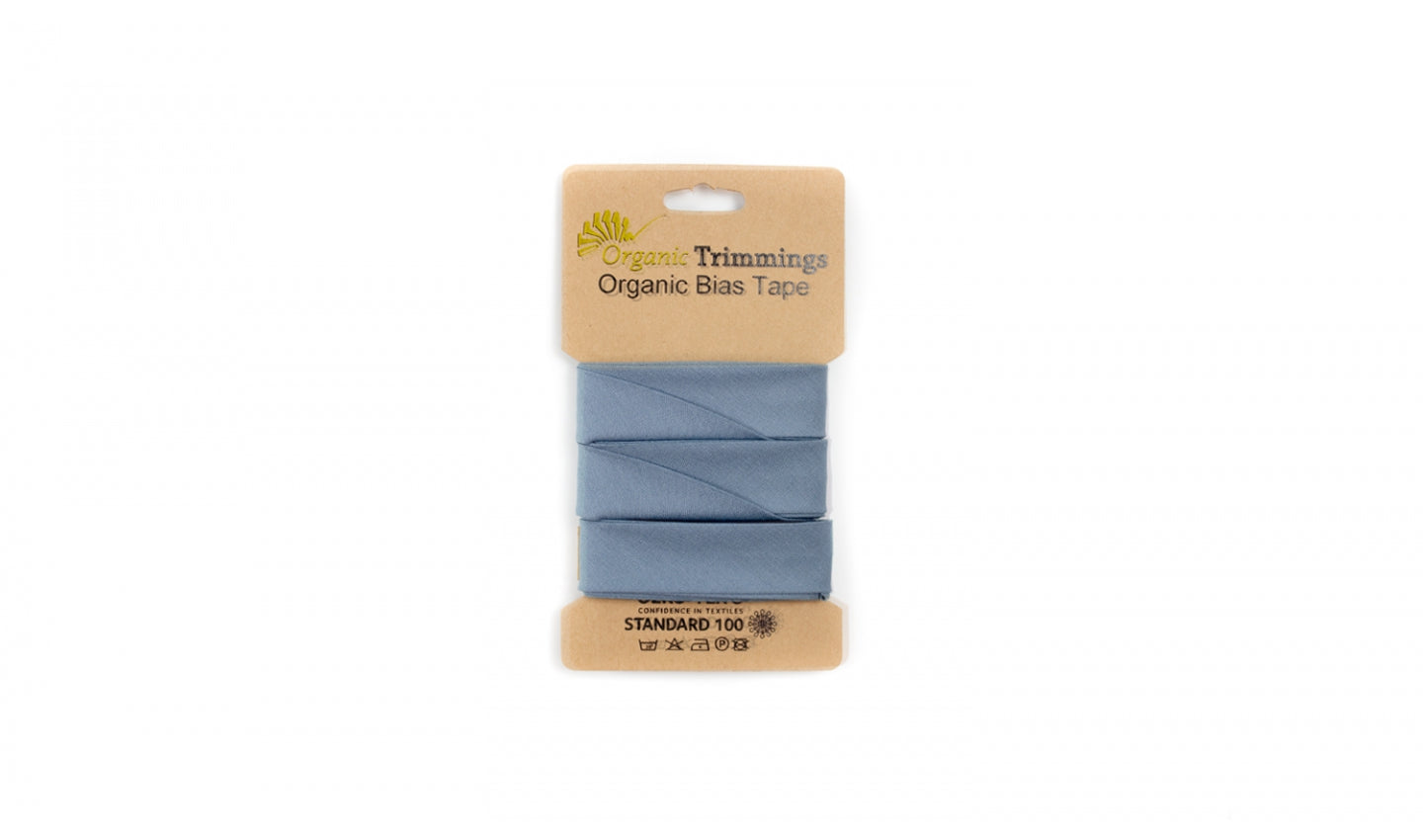 Organic Cotton Poplin - Bias Tape x 5m - European Import - Oeko - Tex® (Multiple Colors) - Simplifi Fabric