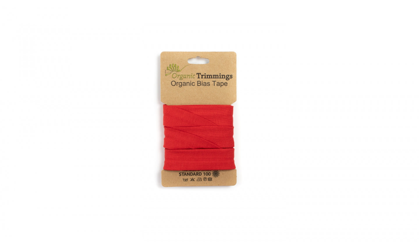 Organic Cotton Jersey - Bias Tape x 3m - European Import - Oeko - Tex® (Multiple Colors) - Simplifi Fabric