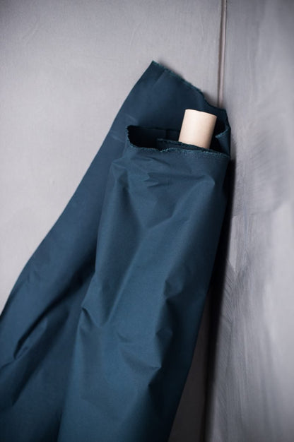 British Organic Cotton Dry Oilskin 7.2oz - Midnight - Merchant & Mills - Simplifi Fabric